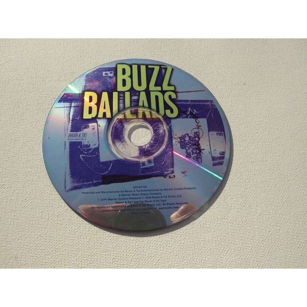 Various Artists – Buzz Ballads CD 2006 Pop Rock Compilation Razor & Tie